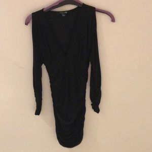 A Womans Black dress